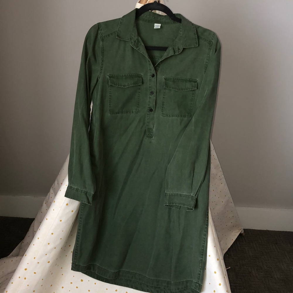 Old Navy Army Green Dress